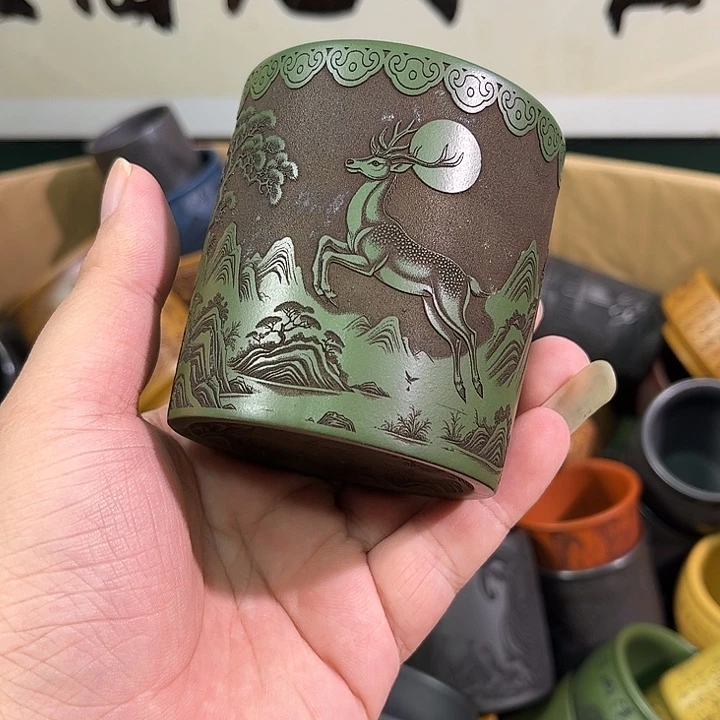 茶杯紫砂全手工紫砂主人杯