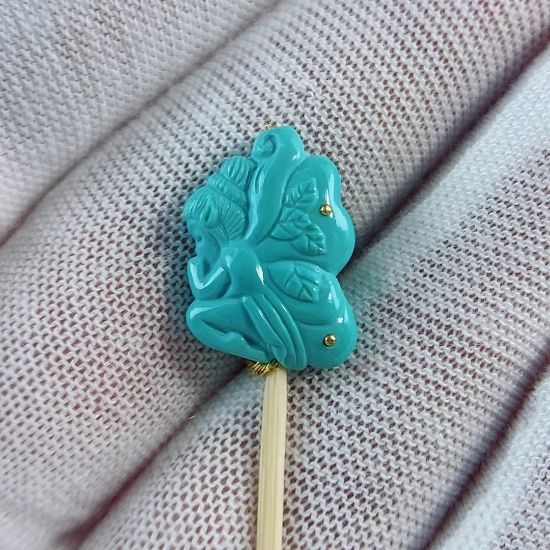 未镶嵌绿松石珠宝奇石