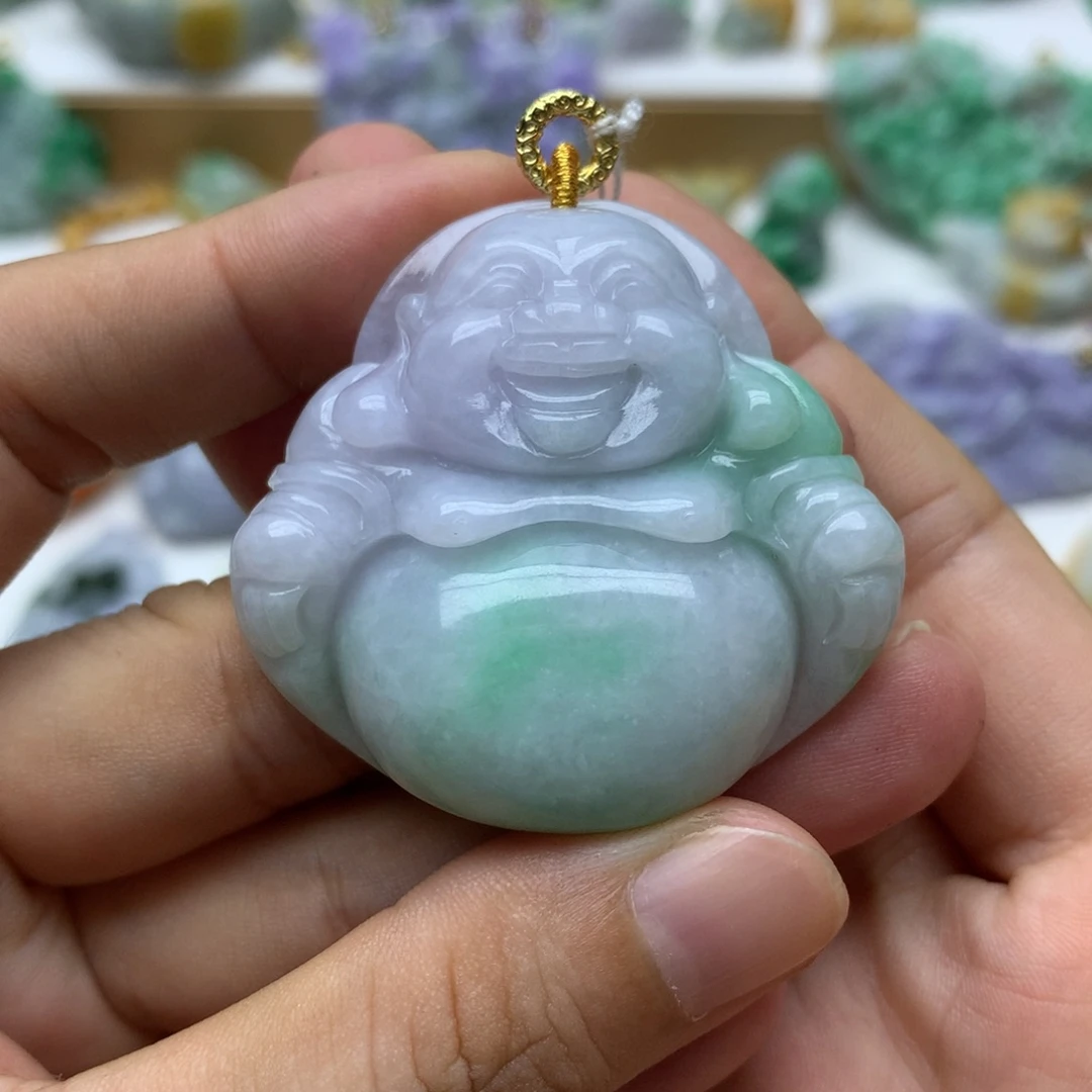 翡翠未镶嵌颈饰正翡翠