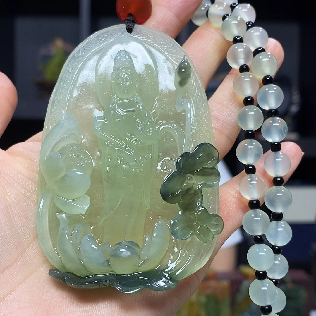 未镶嵌岫玉挂件吊坠