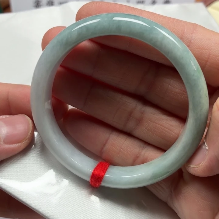 翡翠未镶嵌手镯天然翡翠手镯57.6