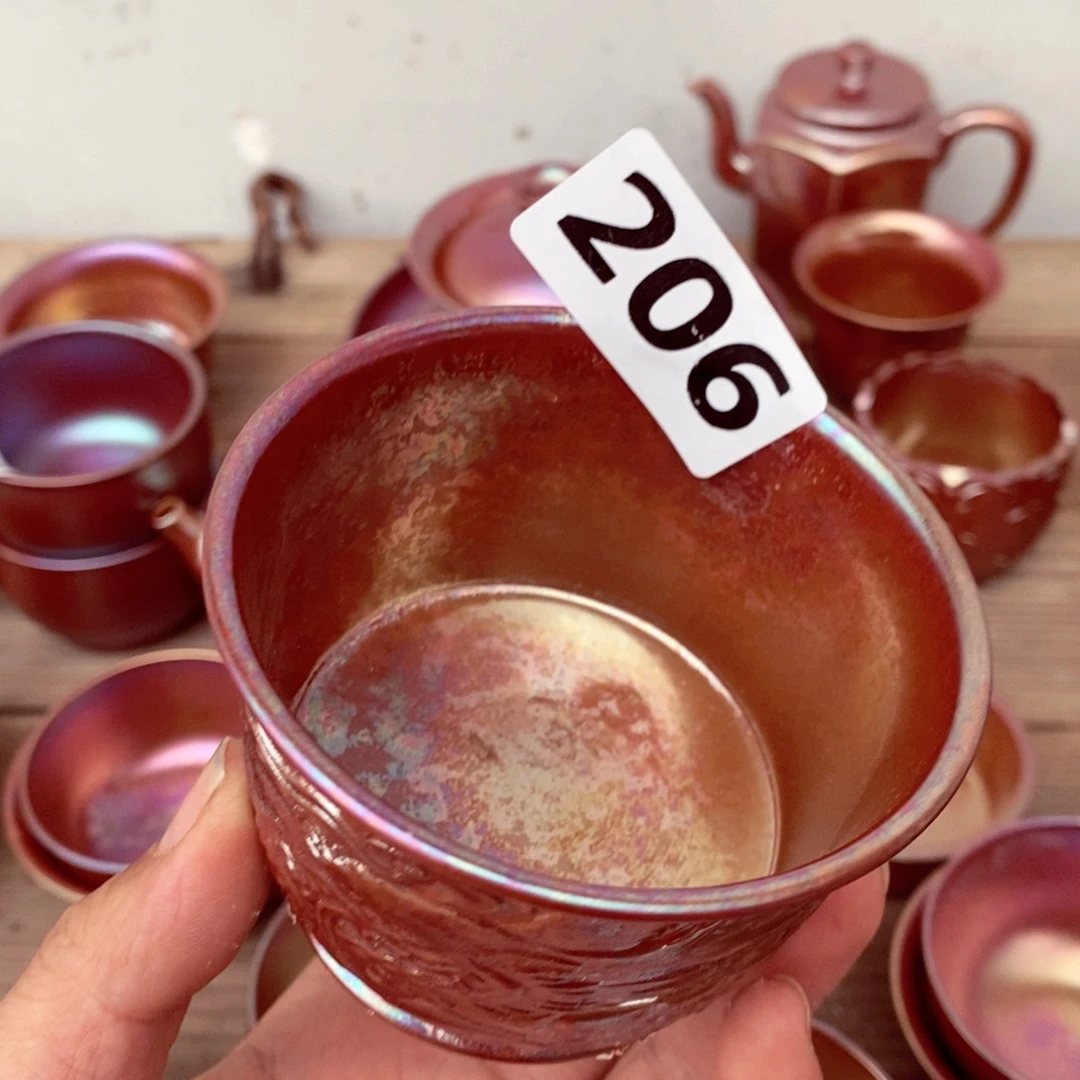 柴烧茶具陶瓷杯子