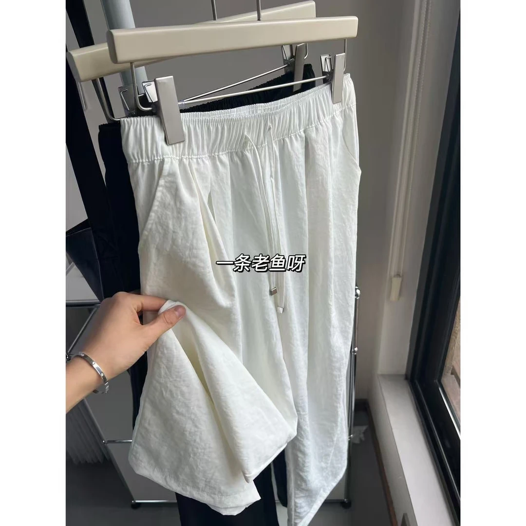 M 夏季薄款休闲裤女 韩版高腰百搭