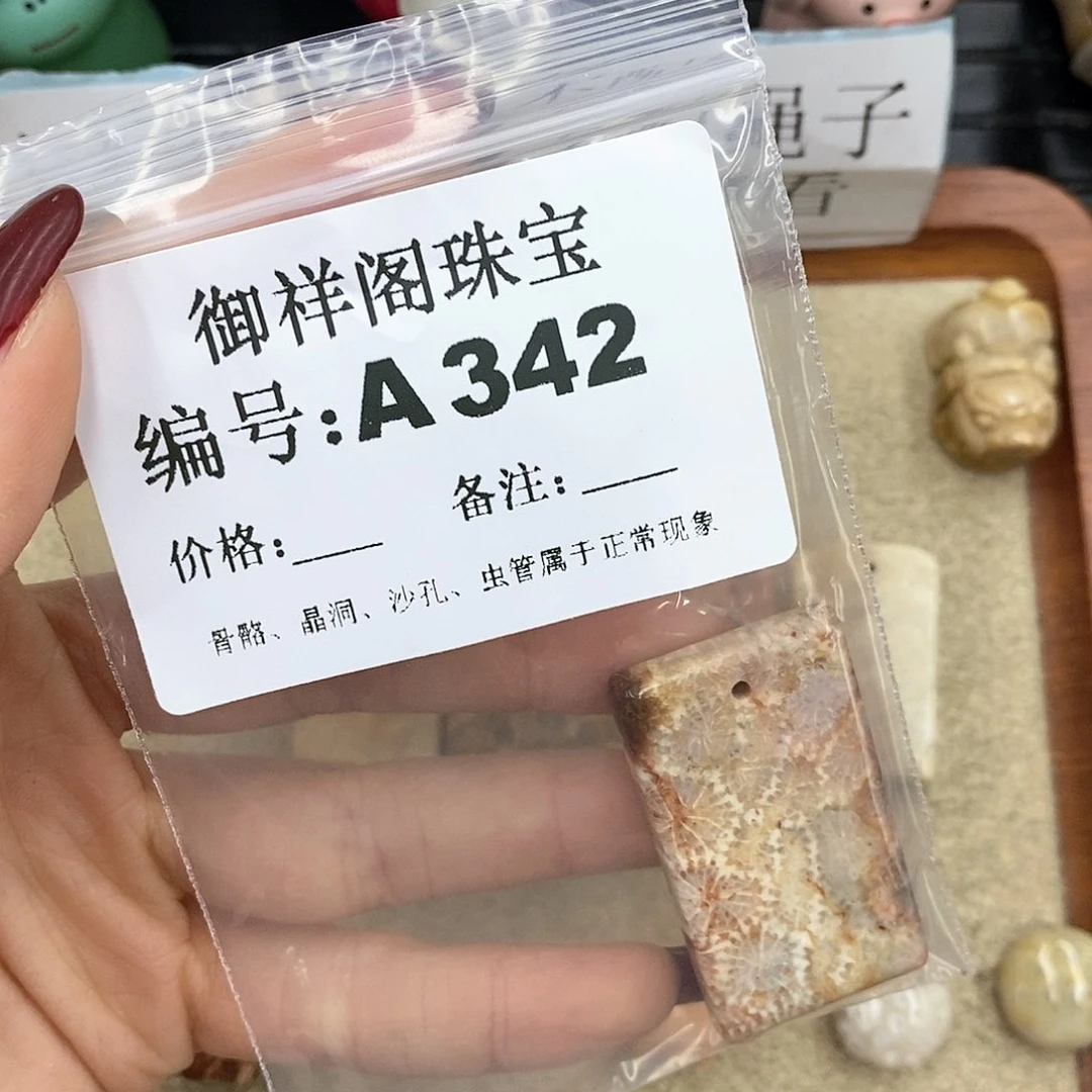 硅化珊瑚（珊瑚玉）A265未镶嵌=