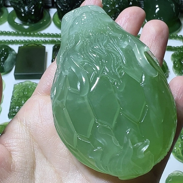 用***1蛇纹石玉未镶嵌手把