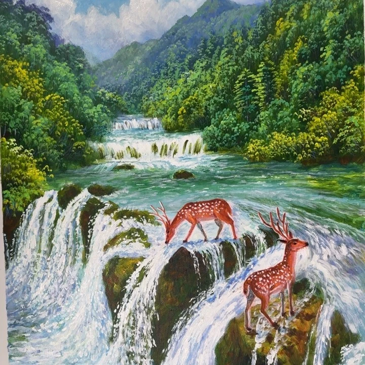 油画花花真的很棒很可爱