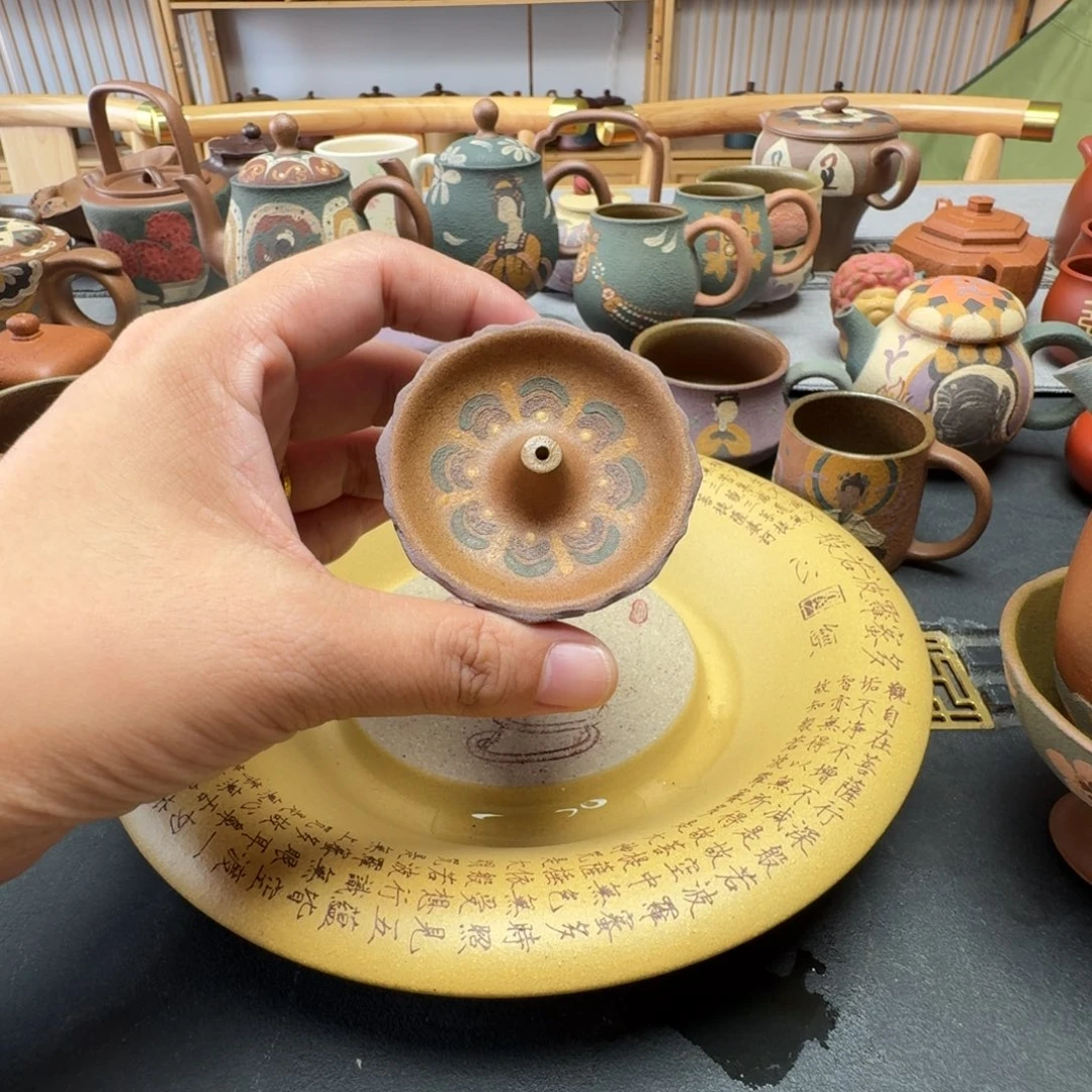 茶壶紫砂香插刘素素作品