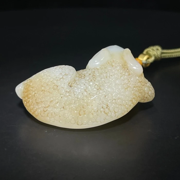 《清代》和田玉金蟾 山东国营文物商店 25091100600-10790