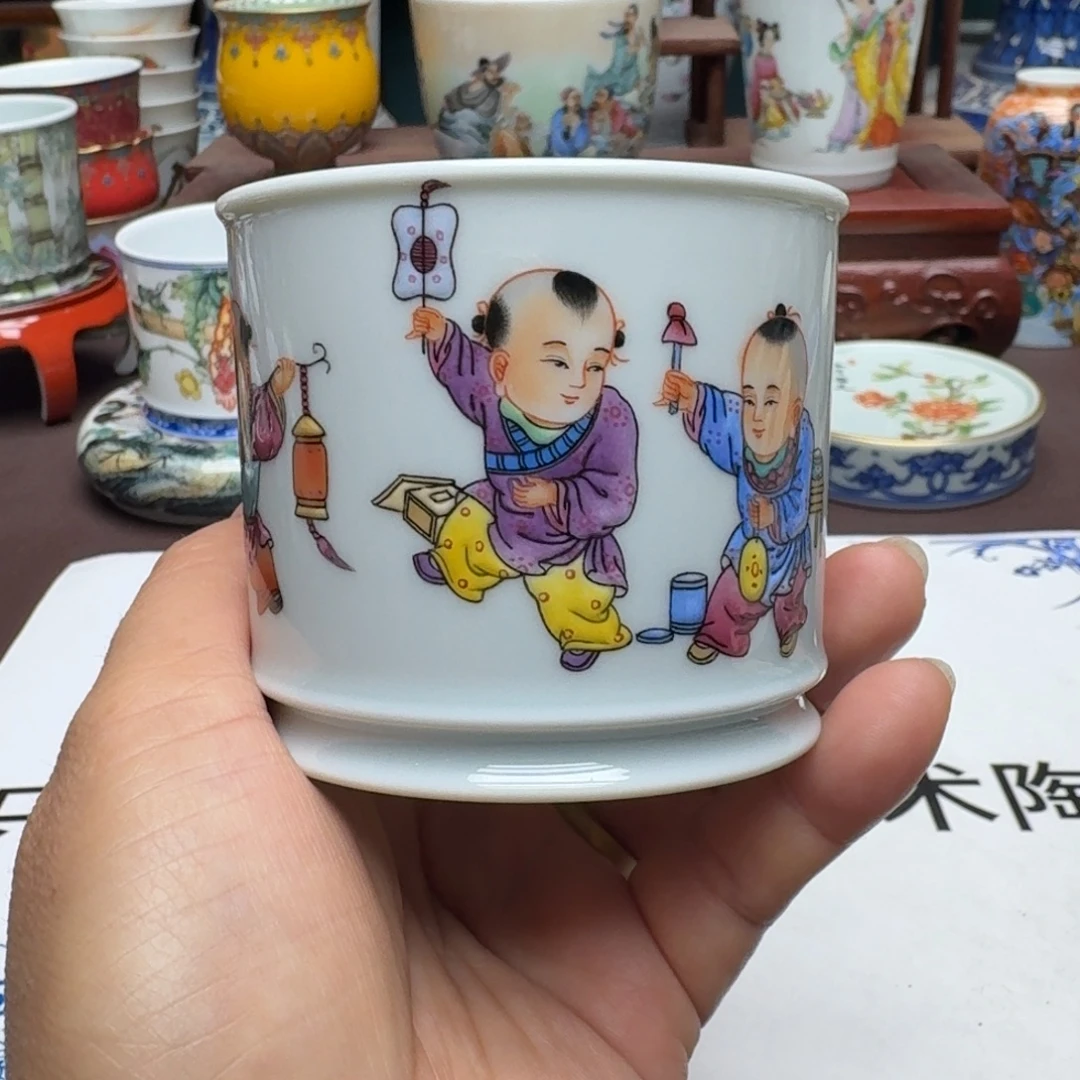 景德镇手工手绘展示