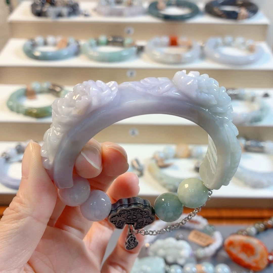 ****丷未镶嵌手链翡翠手串