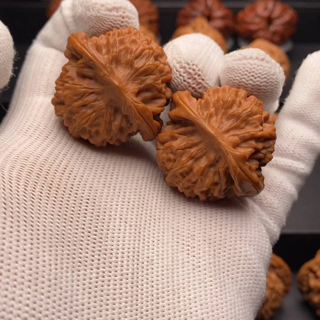 把件文玩核桃37尺全品秦闷