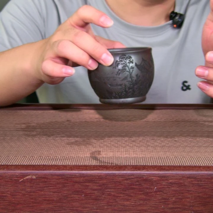 茶杯紫砂高货放漏