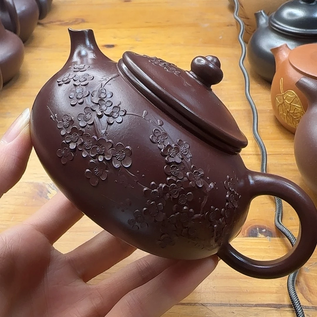 紫砂茶壶民间手艺人全手工制作