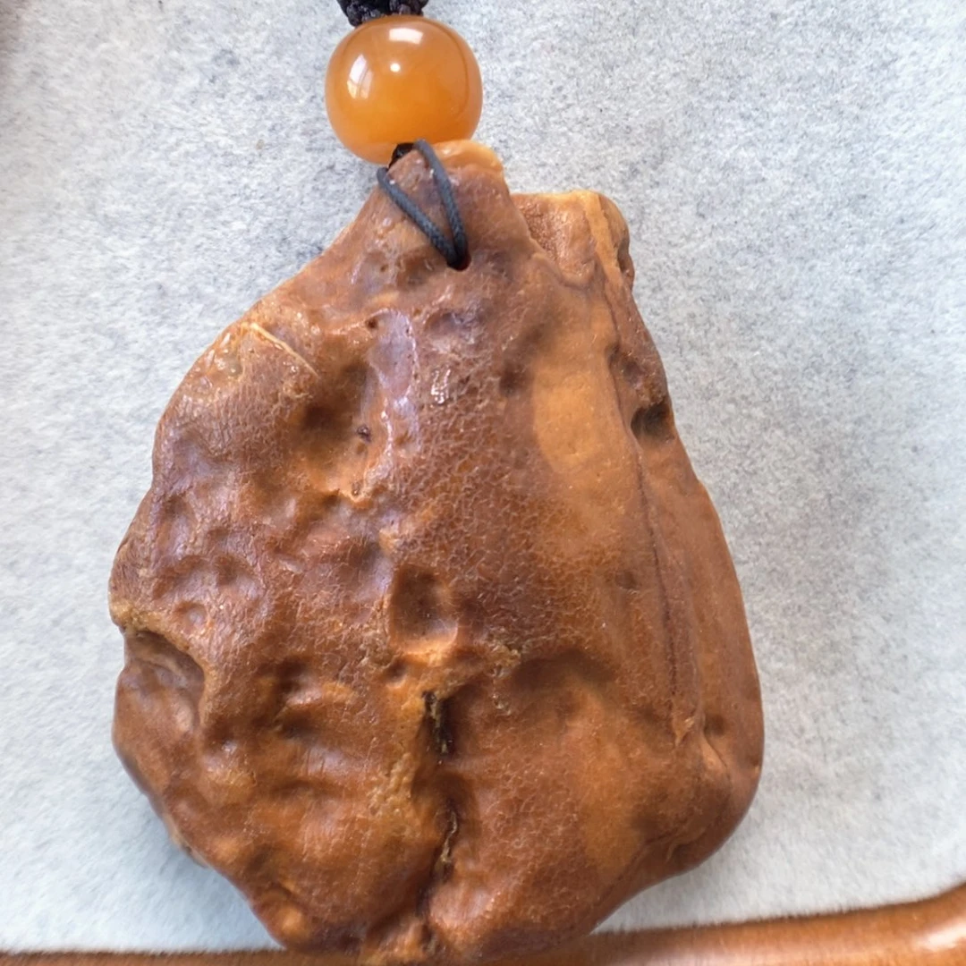 蜜蜡未镶嵌项链吊坠