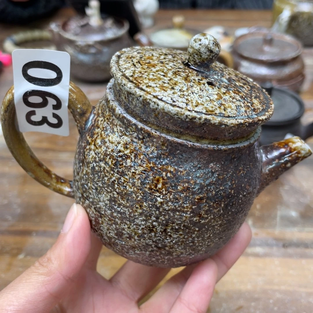 农***花陶纯手工柴烧茶壶茶具