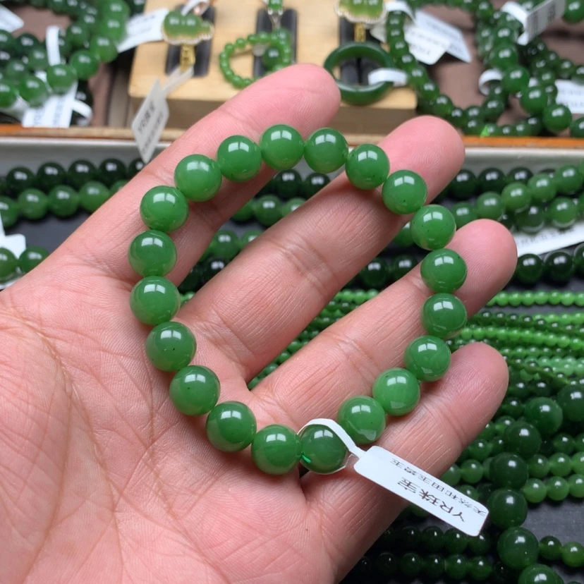 【闪购商品】未镶嵌手串和田玉（碧玉）10