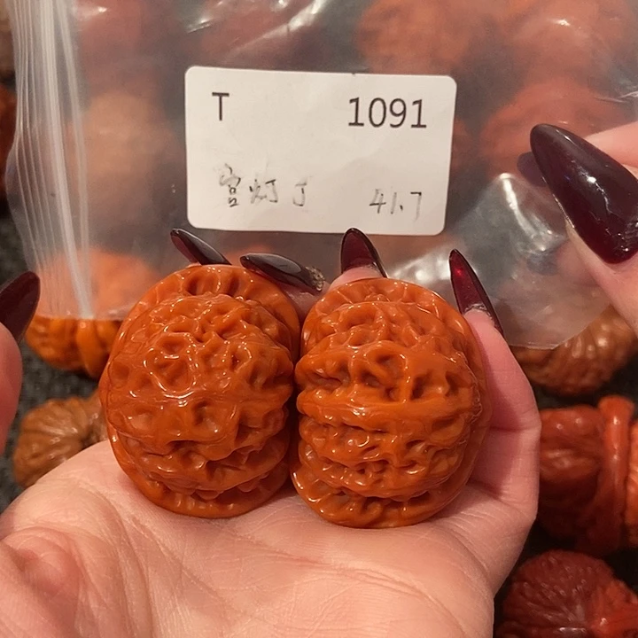 文玩核桃吊坠宫灯41.8