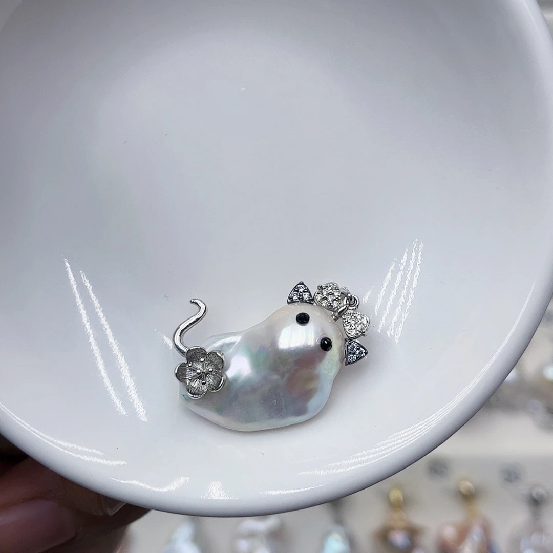 淡水珍珠吊坠(不含链)未镶嵌02