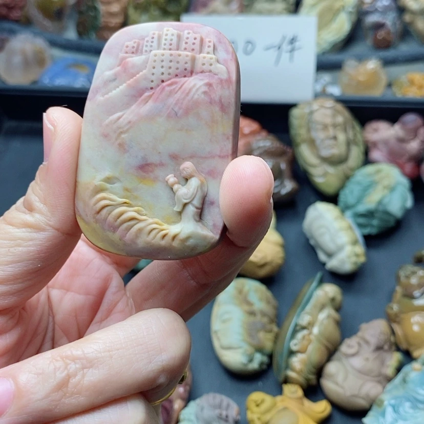 【闪购商品】定制石英质玉吊坠未镶嵌