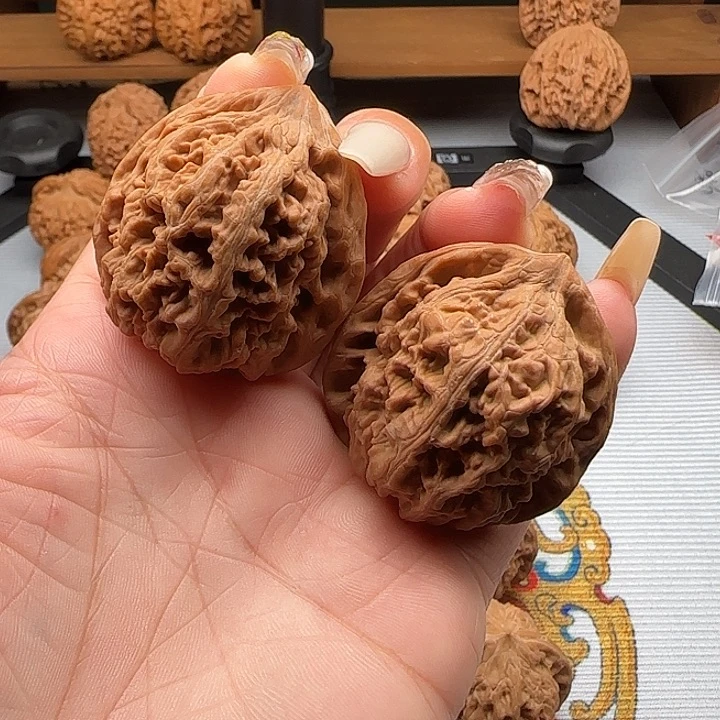 匚***丅把件文玩核桃原装凤凰台