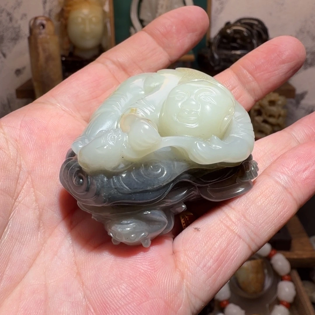 一***清和田玉未镶嵌挂件