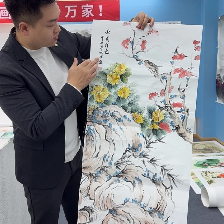 国画手绘国画作品