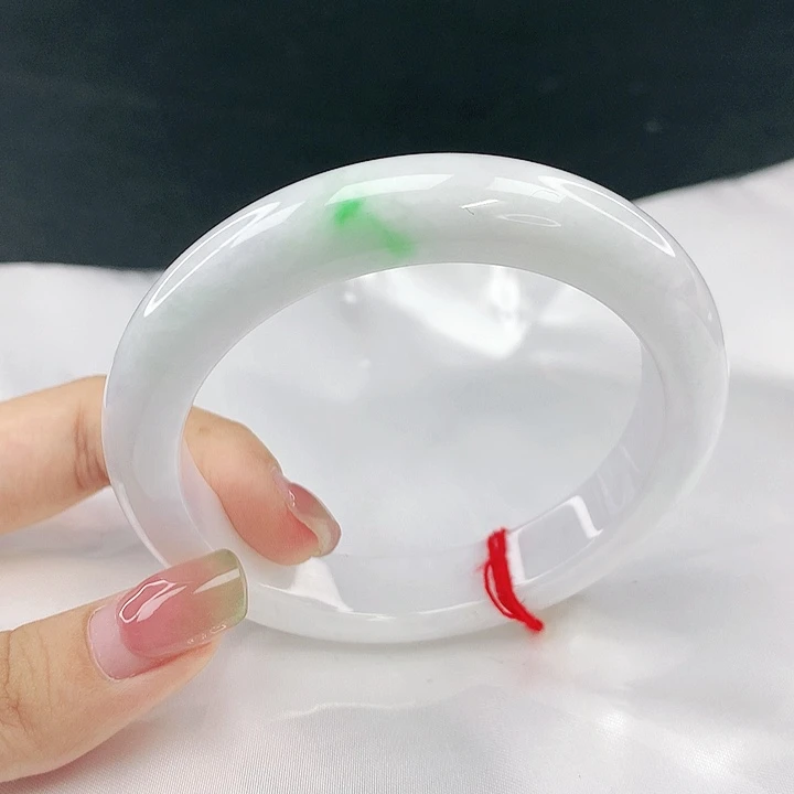 翡翠未镶嵌手镯圈58.6，40172