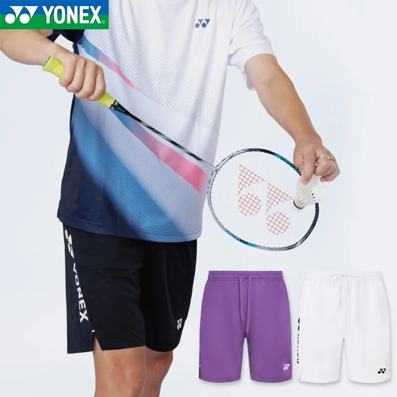 尤尼克斯YONEX25年新款YY羽毛球服运动吸汗男短裤速干120025BCR