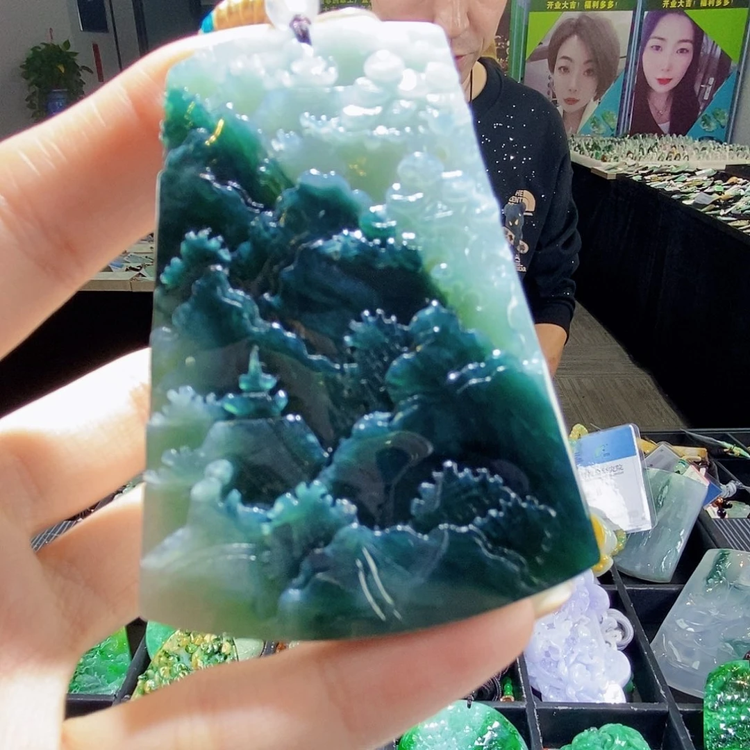 颈饰未镶嵌翡翠翡翠