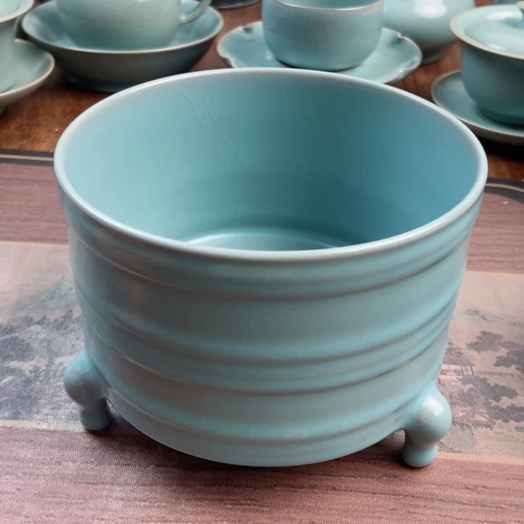 摆件原产地原矿汝瓷～茶器