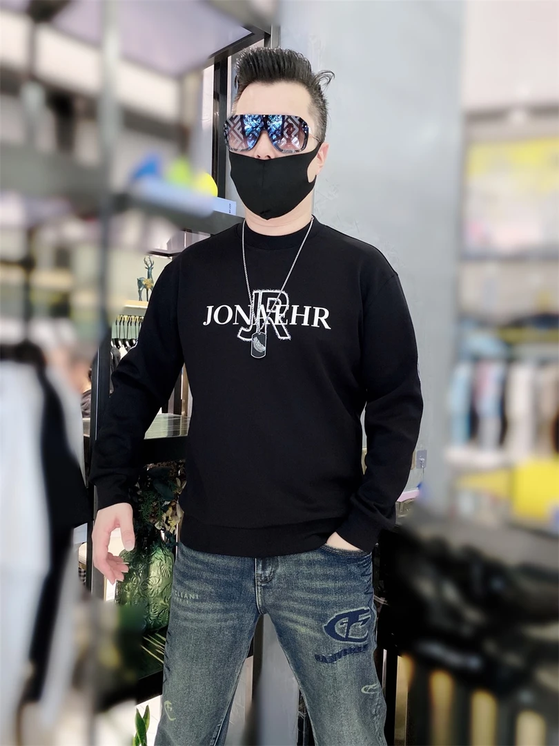 【APPCN潮牌】男士卫衣秋季秋款高档潮牌爆款热销时尚男士圆领秋装