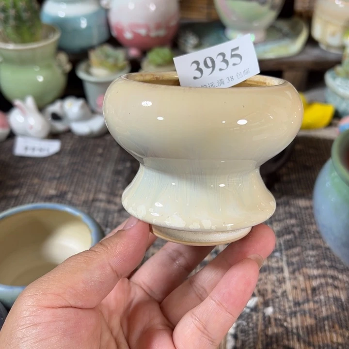 口6 手工花盆满30包邮