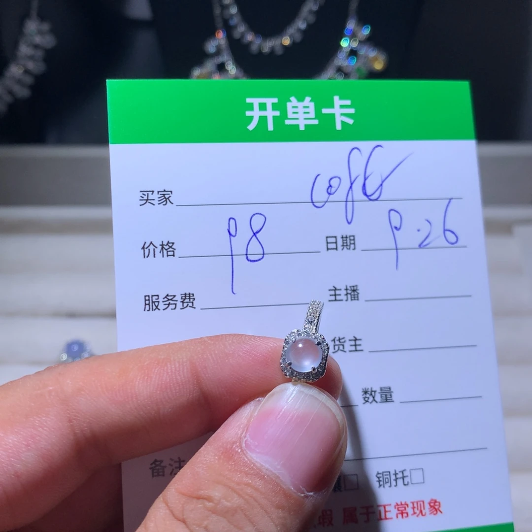 c***e翡翠银S925镶嵌耳饰