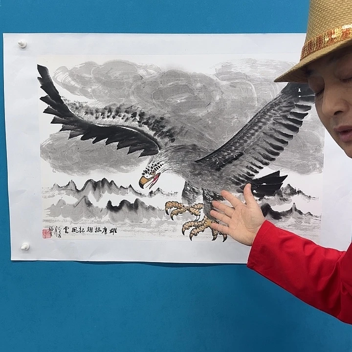 国画我是一只小小鸟地域鬼的人