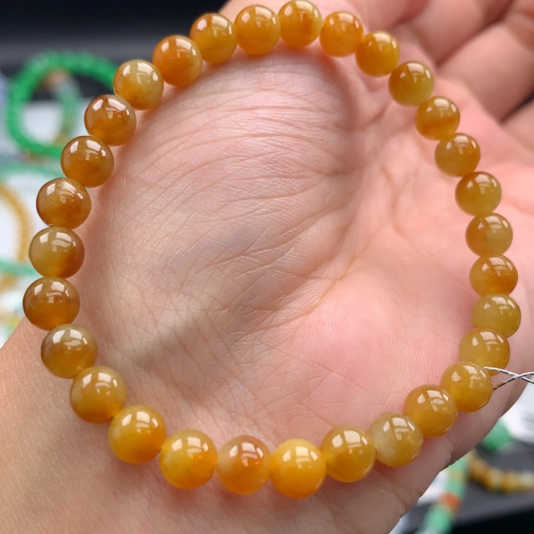 翡翠未镶嵌毛衣链