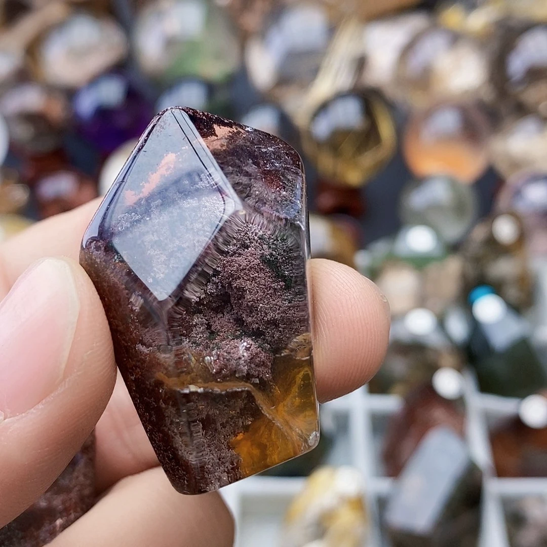 水晶天然水晶透亮光泽未镶嵌知*