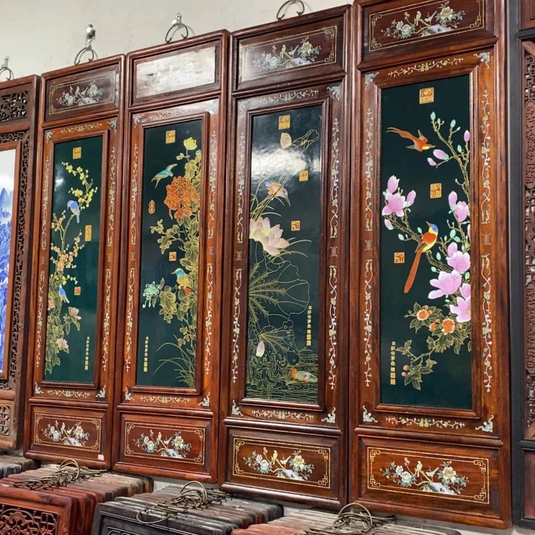 瓷片120*36*4 景德镇瓷板画柴窑烧制