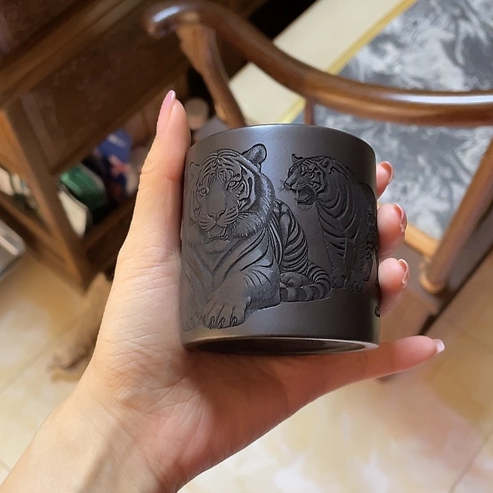 茶壶紫砂全手工打造