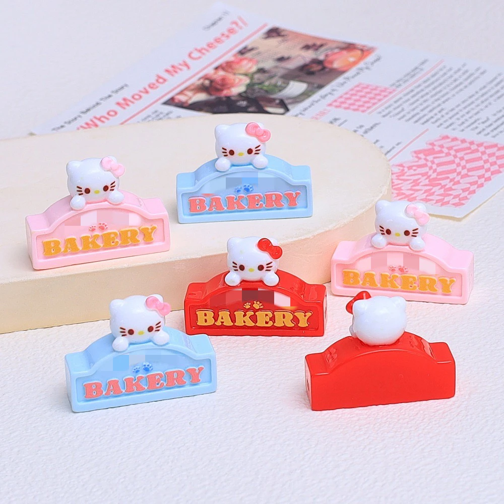 【熙朵】kitty字牌树脂食玩配件