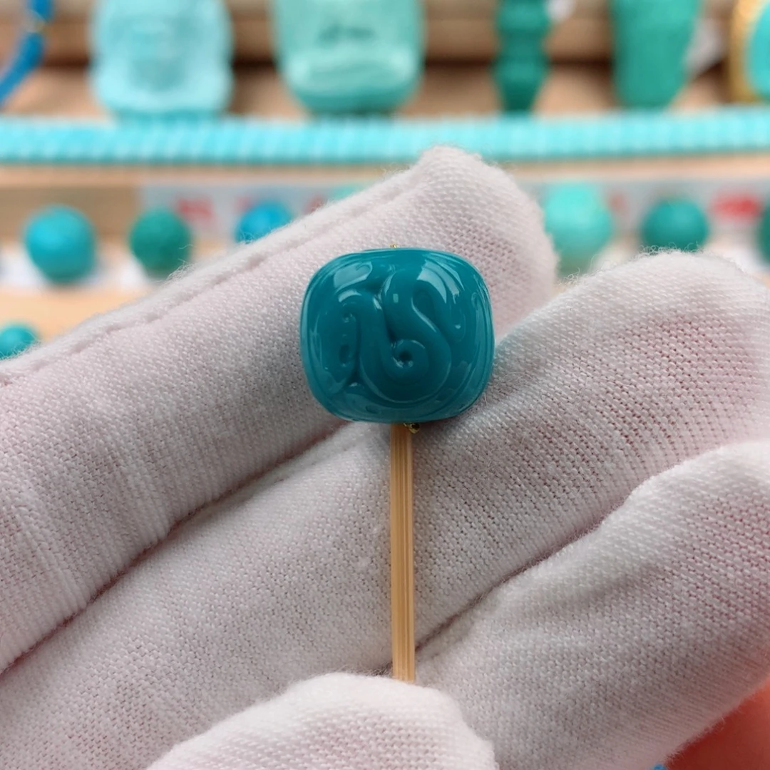 绿松石未镶嵌发饰13.7-12.4