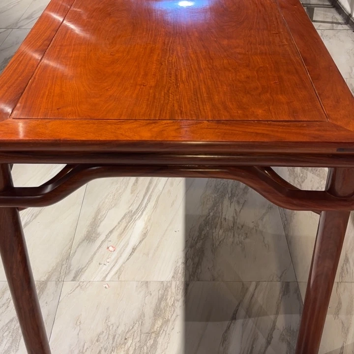 紫檀木类家具红****紫缅甸花梨木圆包圆桌子