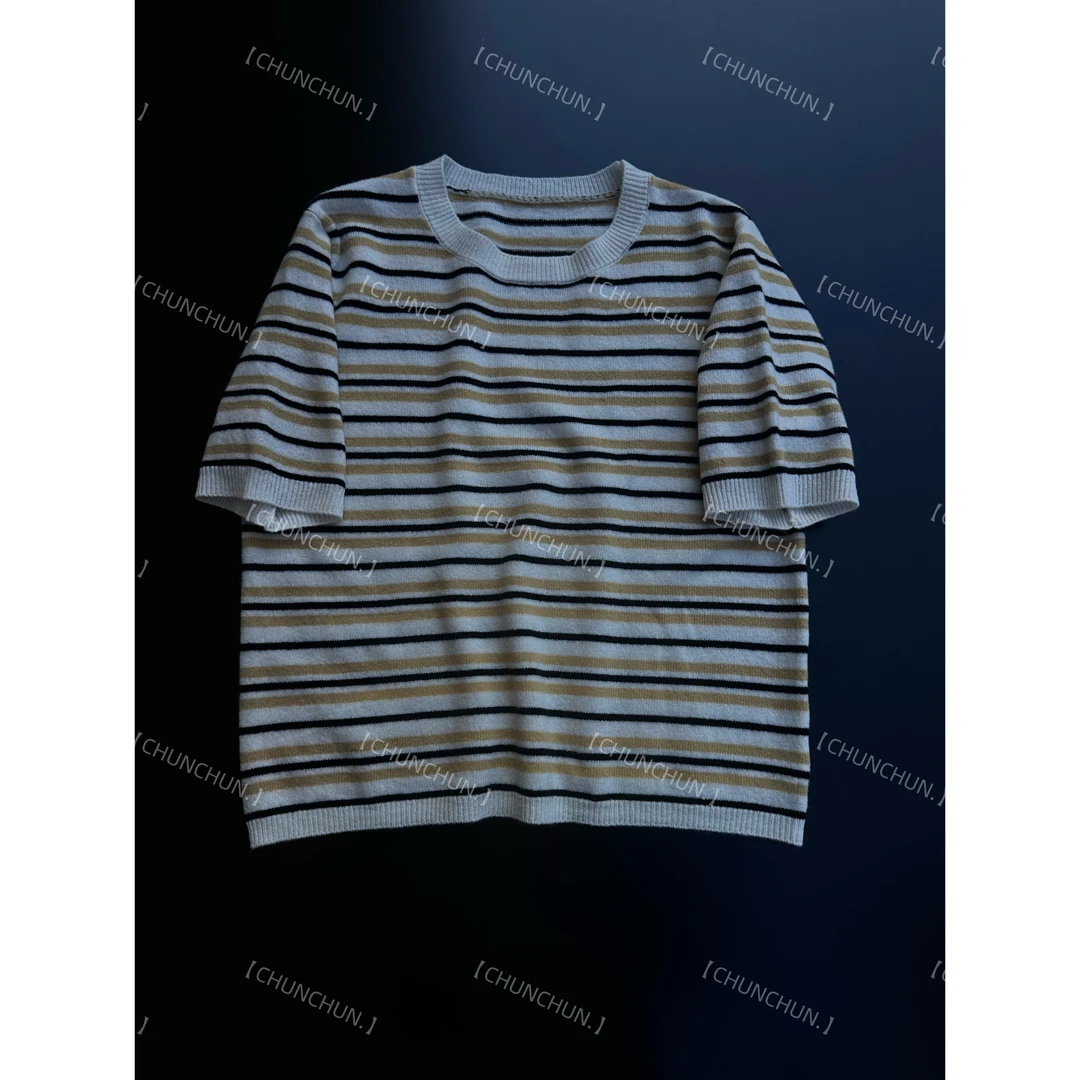 【纯纯女装】SEER CHUN高品质超舒服毛衣短袖51002