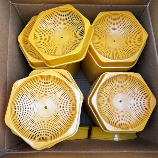 鸽子窝鸽子六边形巢鸽窝防翻草窝信鸽孵蛋专用窝蛋窝新款塑料巢盆