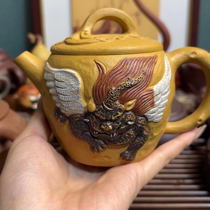 紫砂茶宠原矿精品高端紫砂壶