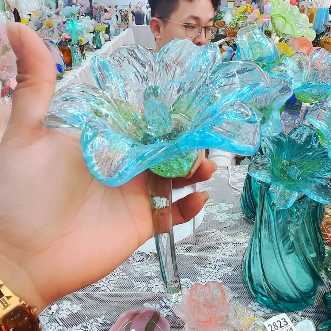 福利不退不退琉璃花瓶花器艺术品