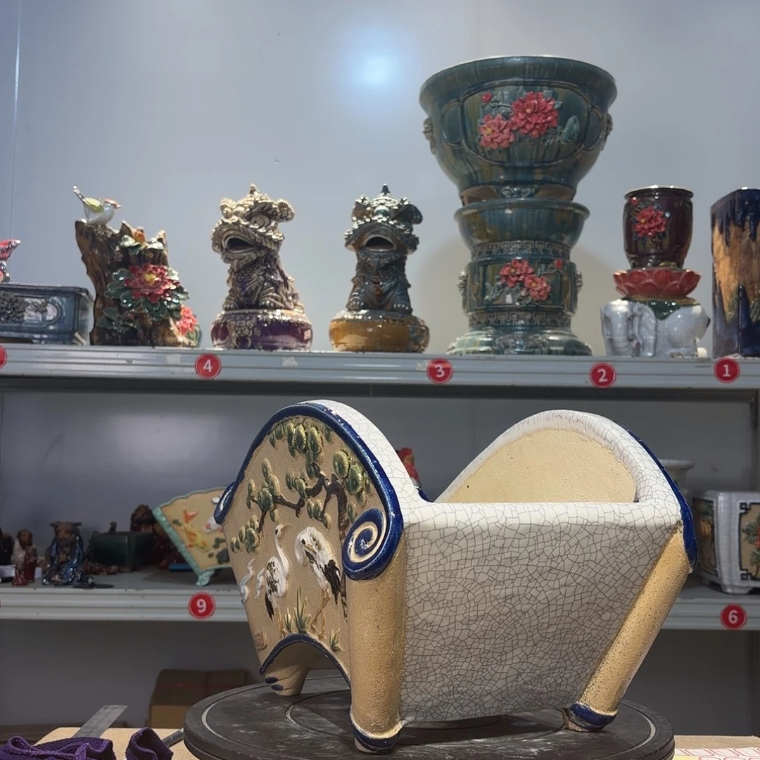 张***店精品石湾花盆高端