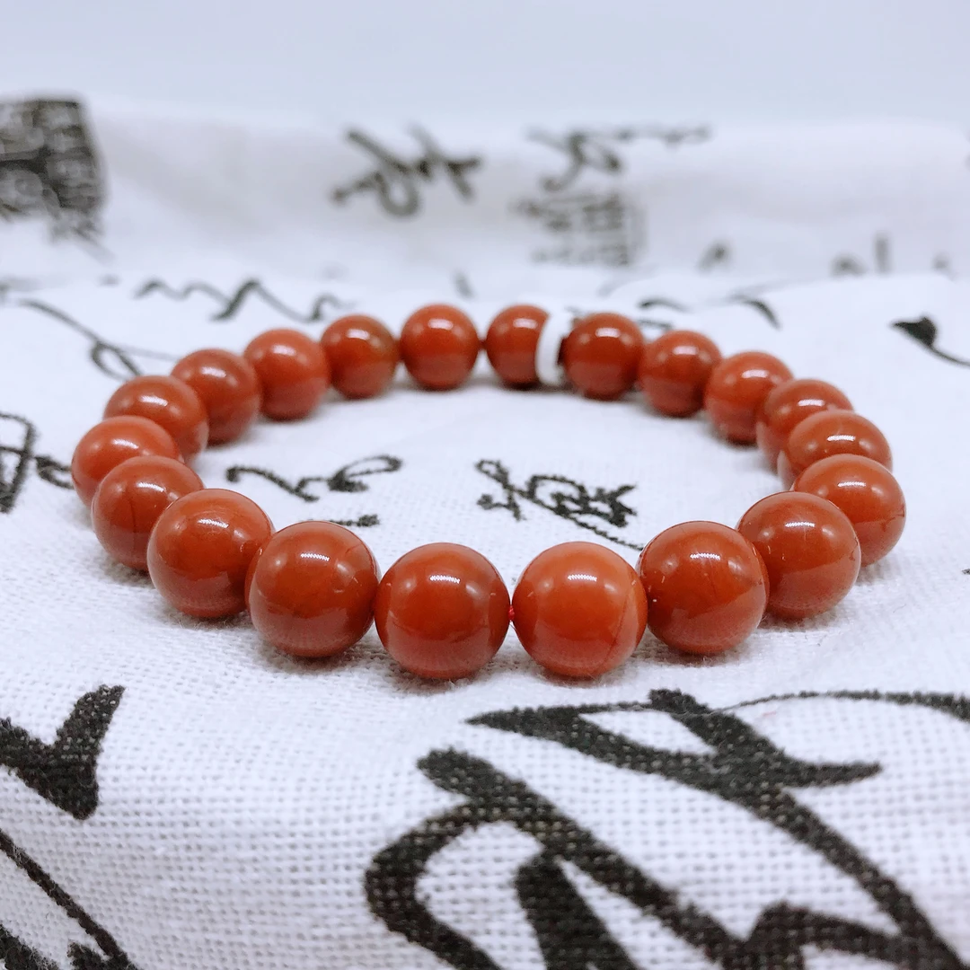 【达成珠宝】南红瓦西高货时尚百搭手串10mm