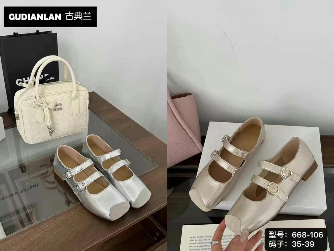 浅口玛丽珍鞋公主风方头单鞋夏季时尚