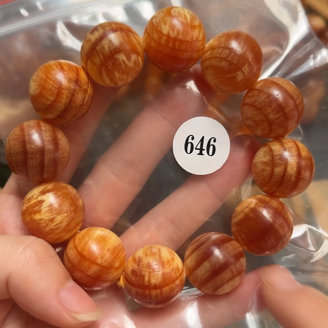 松木（琥珀木）手串/手链2.0规格646号