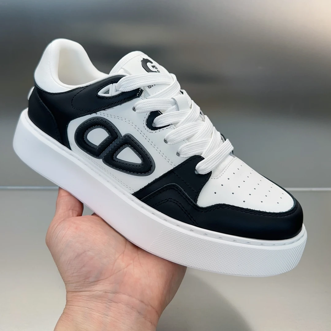 【VG轻奢】2025夏季高品质时尚拼接百搭真皮休闲鞋5631